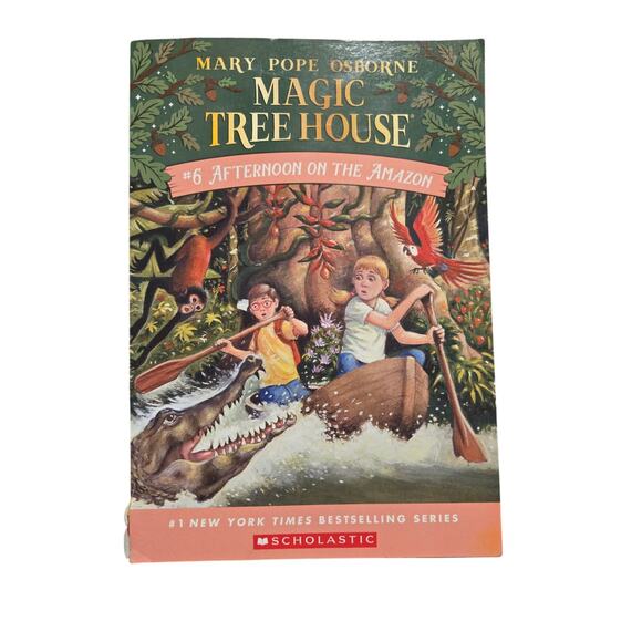MAGIC TREE HOUSE #6 AFTERNOON IN THE AMAZON Mary Pope Osborne Chapter Book - Picture 1 of 8
